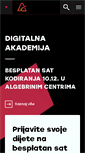 Mobile Screenshot of algebra.hr