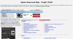 Desktop Screenshot of algebra.com